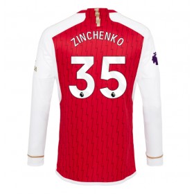 Arsenal Oleksandr Zinchenko #35 Hemmakläder 2023-24 Långärmad